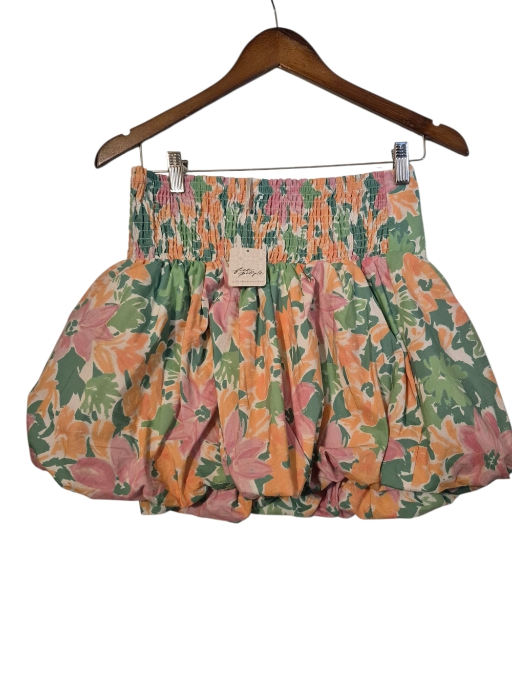 Free People NWT Lula Bubble Floral Mini Skirt XS  $128
